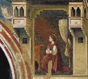 GIOTTO di Bondone, The Virgin Receiving the Message